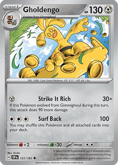 Image for Gholdengo (131/191) (SSP) - Pokemon