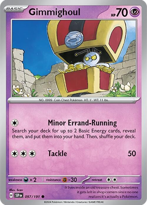 Image for Gimmighoul (097/191) (SSP) - Pokemon
