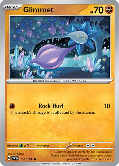Image for Glimmet (114/191) (SSP) - Pokemon