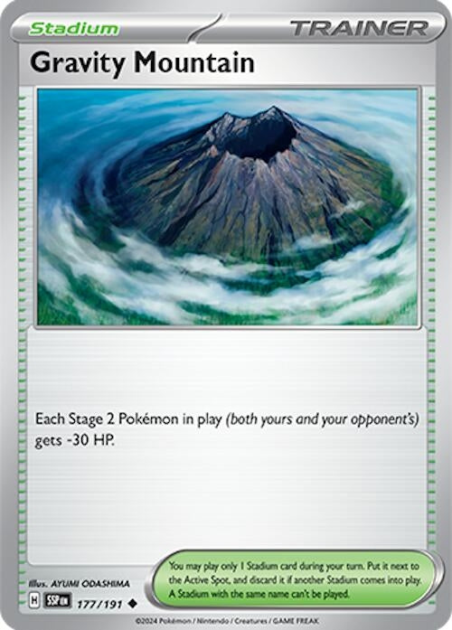 Image for Gravity Mountain (177/191) (SSP) - Pokemon
