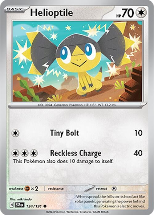 Image for Helioptile (154/191) (SSP) - Pokemon