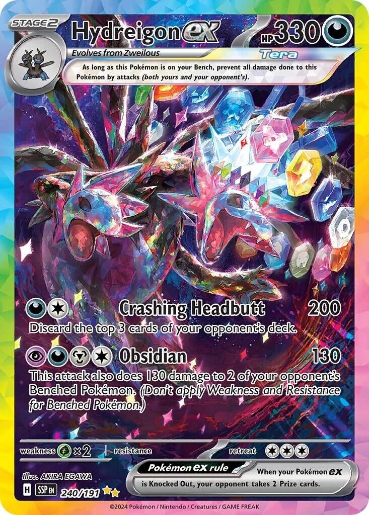Image for Hydreigon ex (240/191) (SSP) - Pokemon