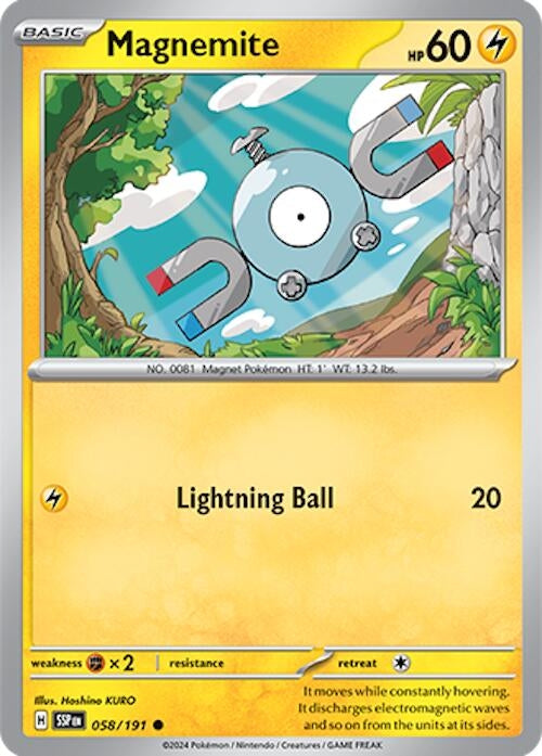 Image for Magnemite (058/191) (SSP) - Pokemon