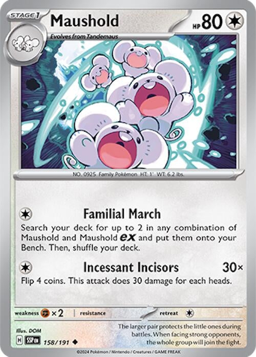 Image for Maushold (158/191) (SSP) - Pokemon