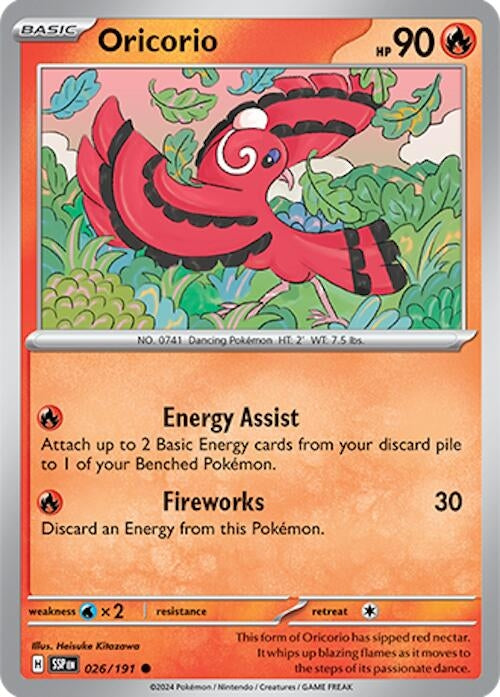 Image for Oricorio (026/191) (SSP) - Pokemon