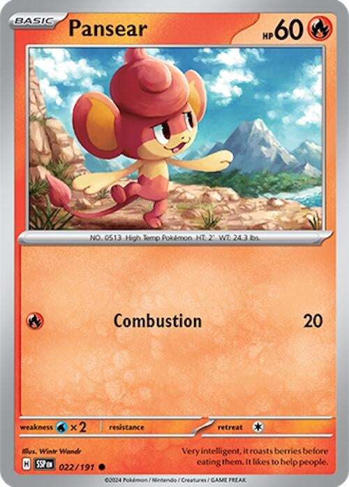Image for Pansear (022/191) (SSP) - Pokemon