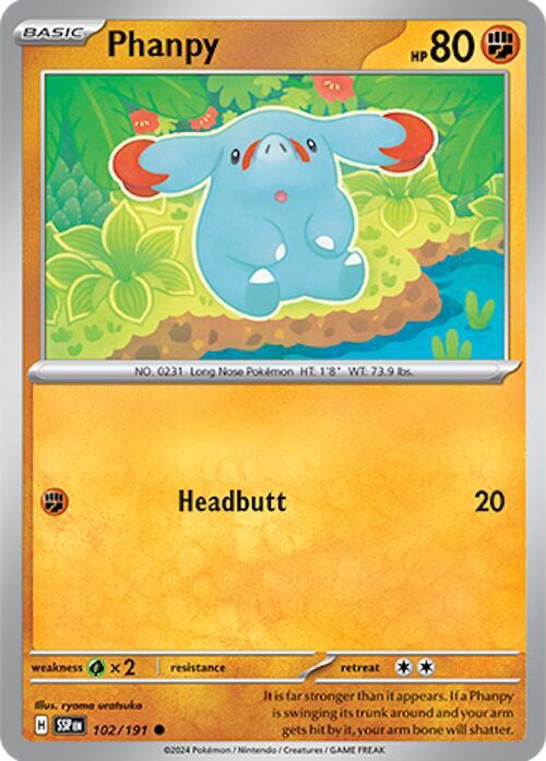 Image for Phanpy (102/191) (SSP) - Pokemon