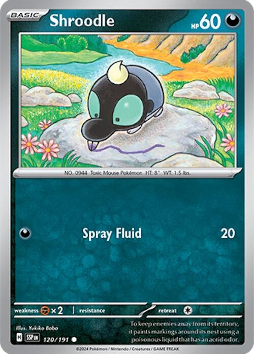 Image for Shroodle (120/191) (SSP) - Pokemon