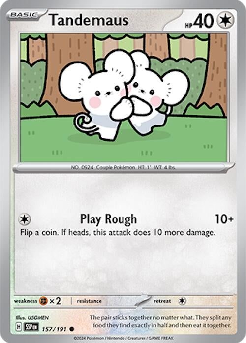 Image for Tandemaus (157/191) (SSP) - Pokemon
