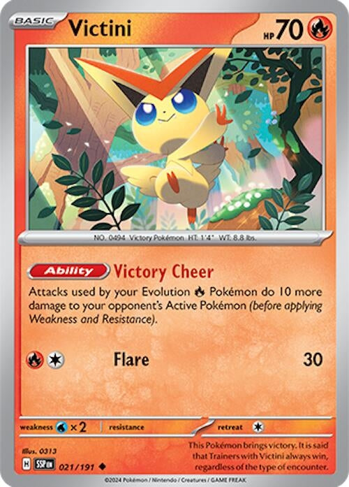 Image for Victini (021/191) (SSP) - Pokemon