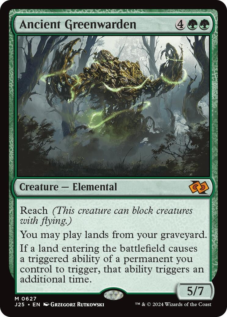 Image for Ancient Greenwarden (627) (J25) - Magic: The Gathering