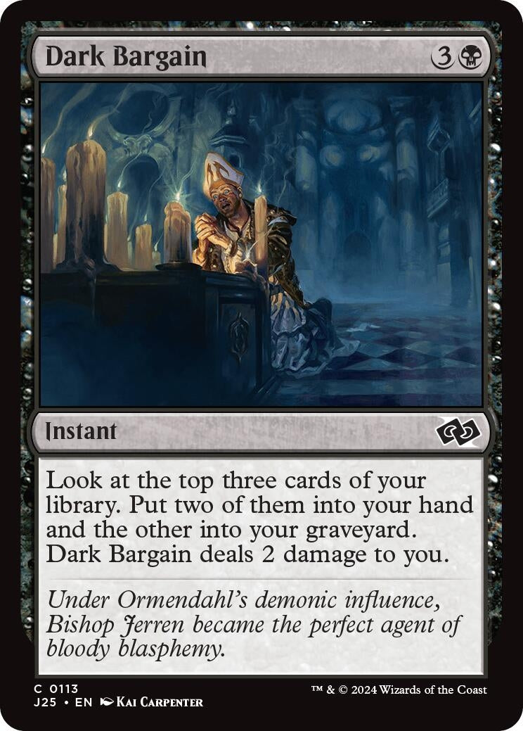 Image for Dark Bargain (113) - Magic: The Gathering