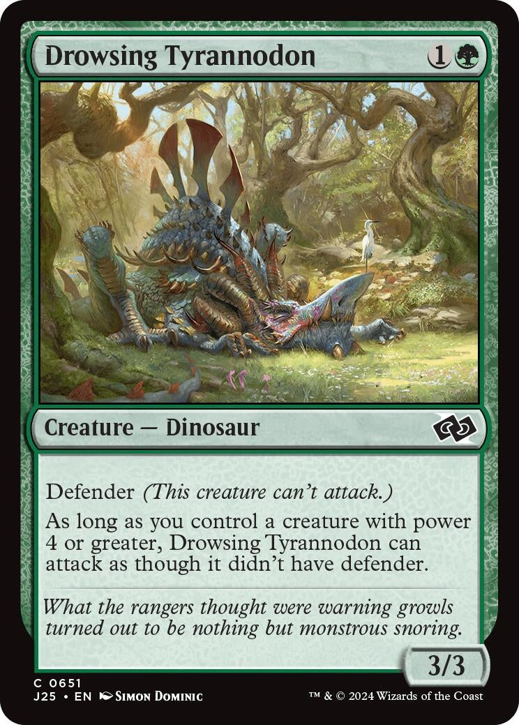 Image for Drowsing Tyrannodon (651) - Magic: The Gathering