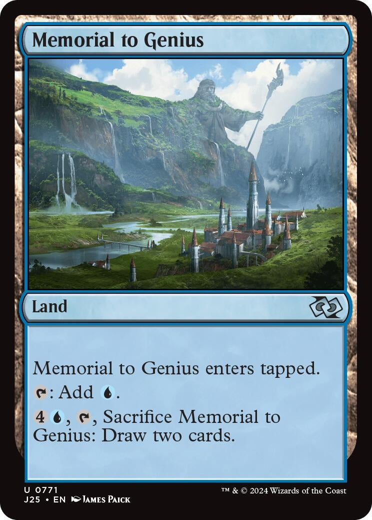 Image for Memorial to Genius (771) - Magic: The Gathering