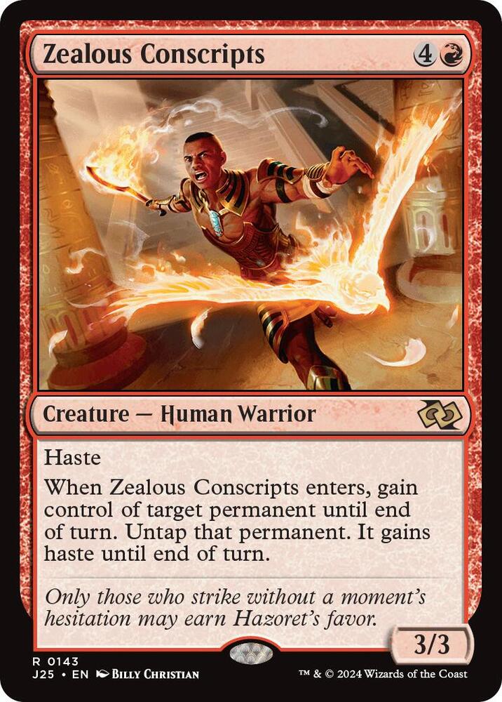 Image for Zealous Conscripts (143) - Magic: The Gathering