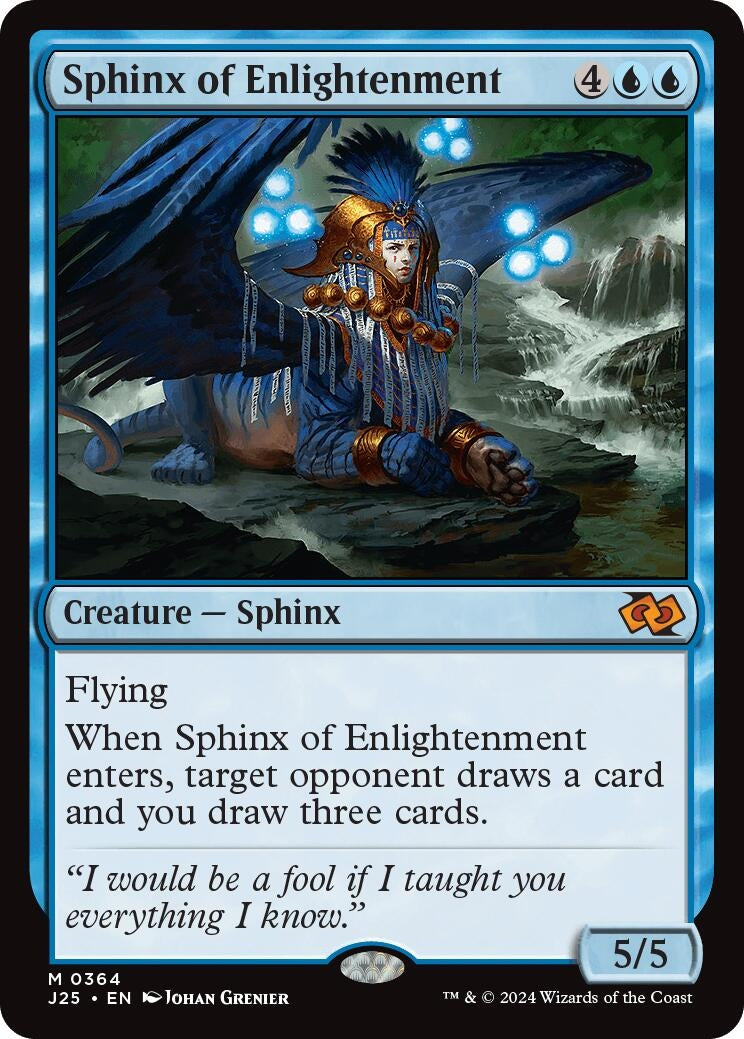 Image for Sphinx of Enlightenment (364) (J25) - Magic: The Gathering