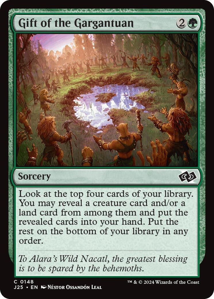 Image for Gift of the Gargantuan (148) - Magic: The Gathering
