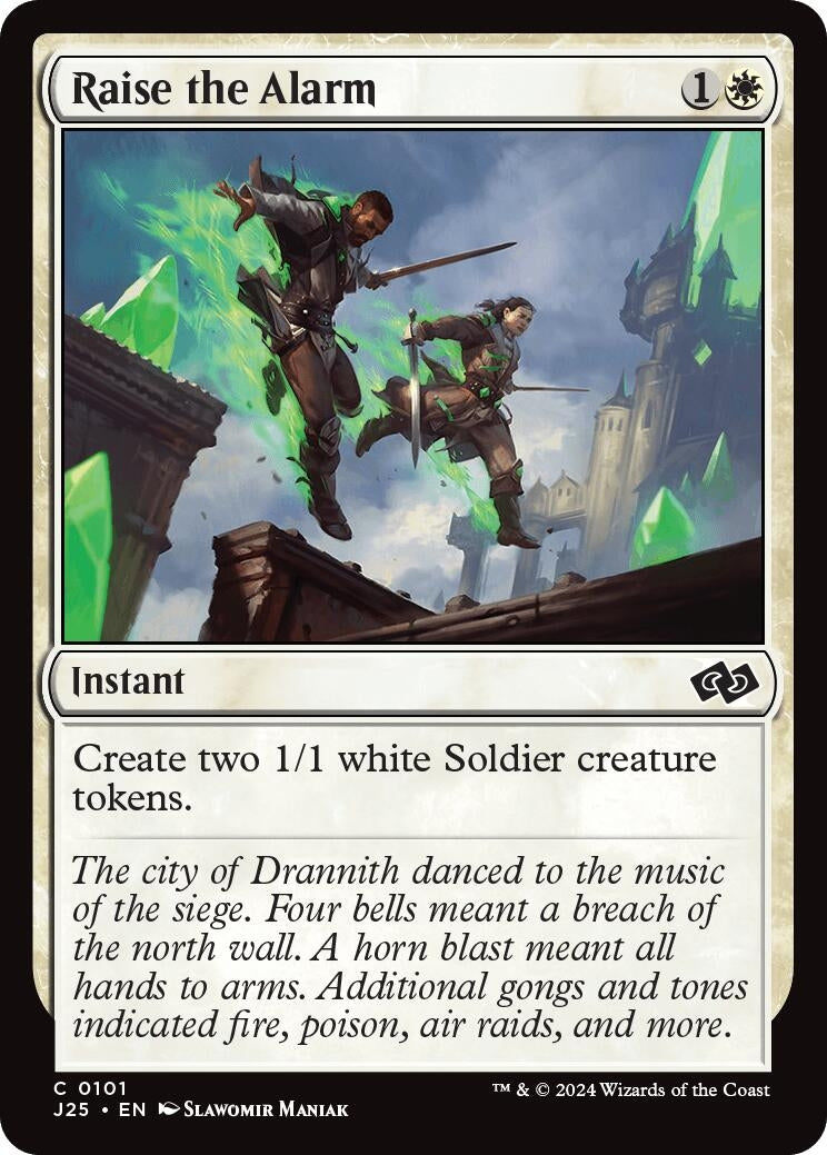 Image for Raise the Alarm (101) (J25) - Magic: The Gathering