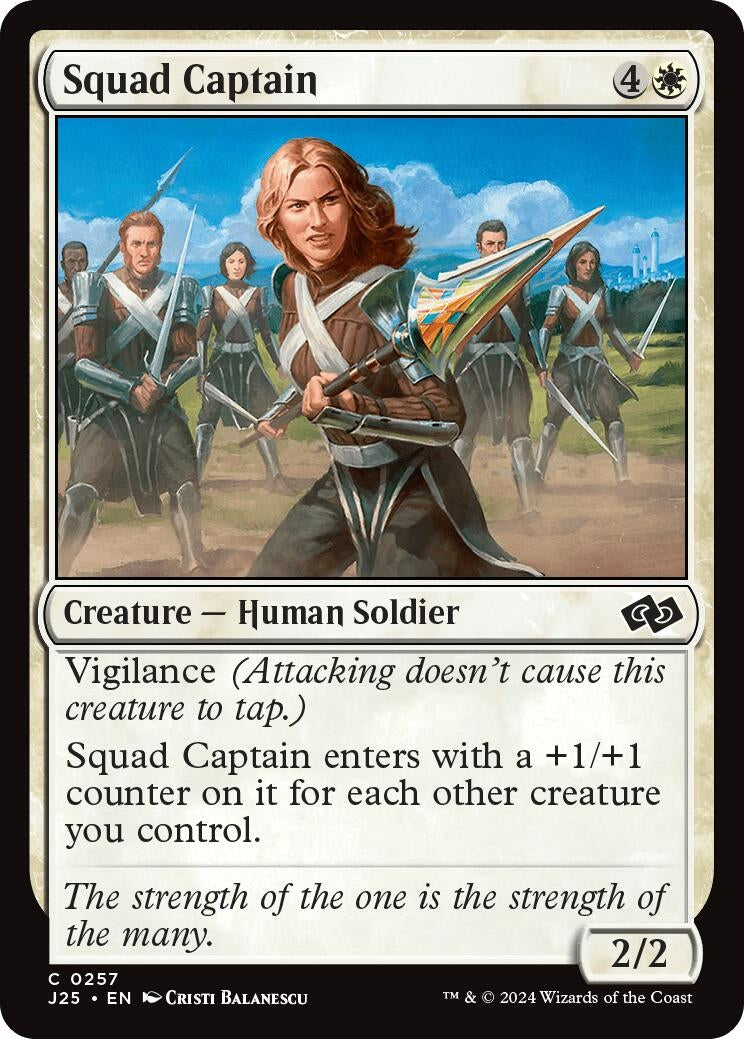 Image for Squad Captain (257) (J25) - Magic: The Gathering