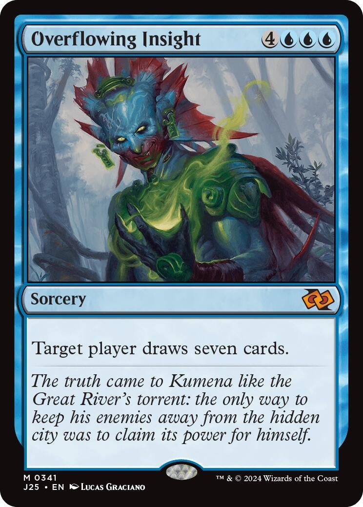 Image for Overflowing Insight (341) - Magic: The Gathering