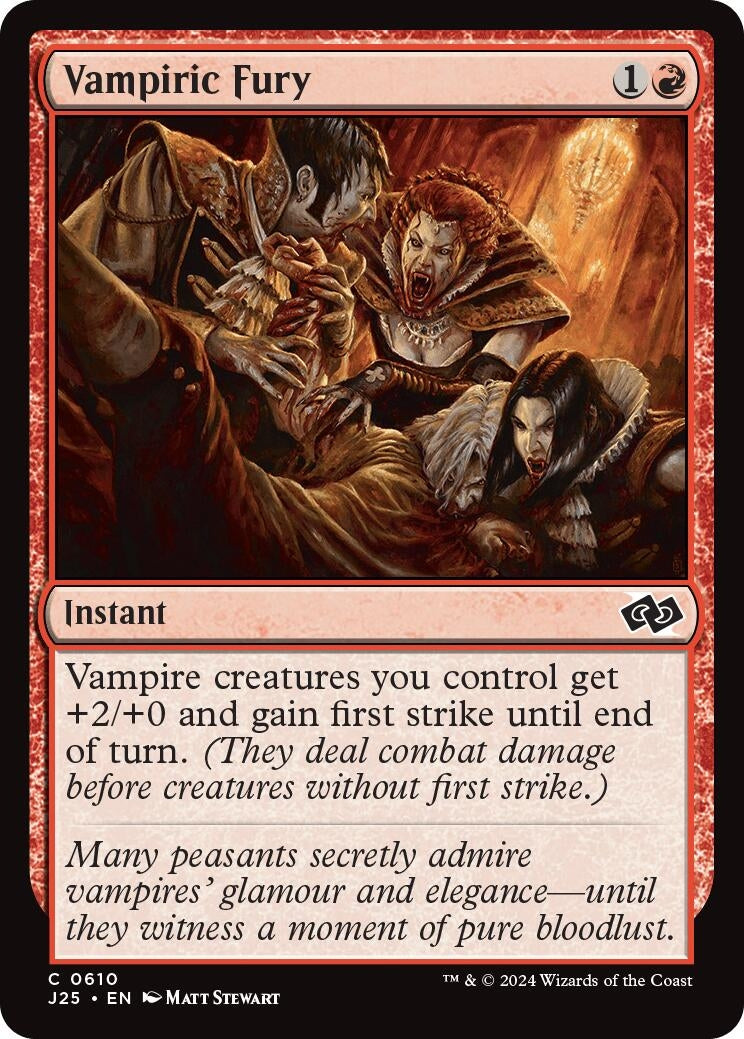 Image for Vampiric Fury (610) - Magic: The Gathering