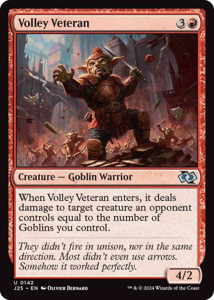 Image for Volley Veteran (142) - Magic: The Gathering