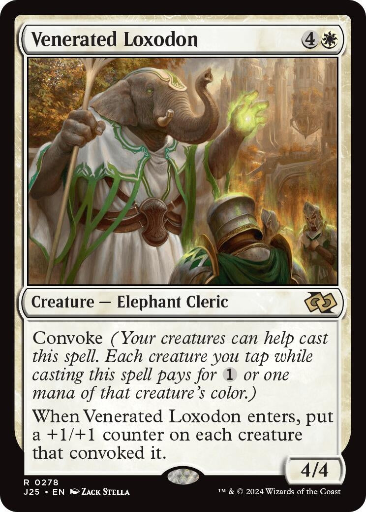 Image for Venerated Loxodon (278) - Magic: The Gathering