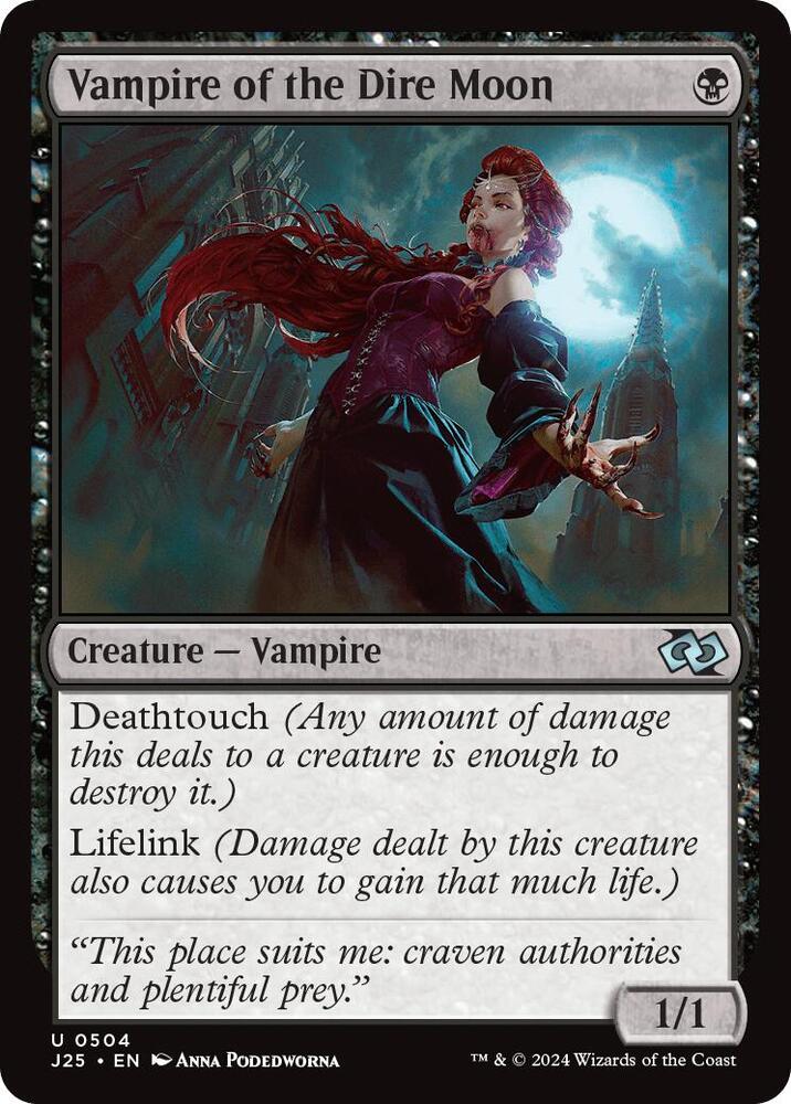 Image for Vampire of the Dire Moon (504) - Magic: The Gathering