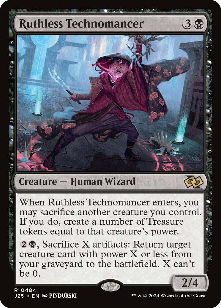 Image for Ruthless Technomancer (484) - Magic: The Gathering
