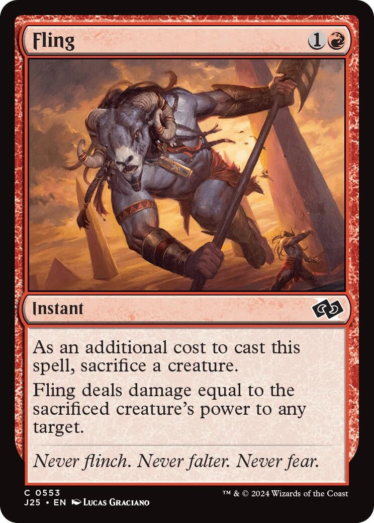Image for Fling (553) - Magic: The Gathering