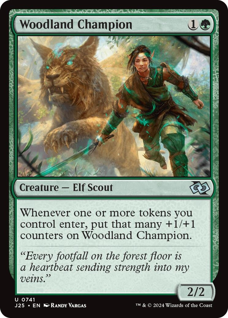 Image for Woodland Champion (741) - Magic: The Gathering