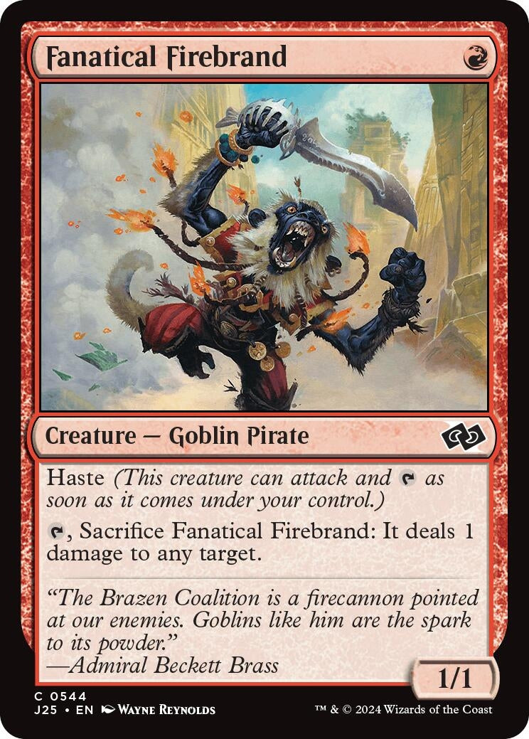 Image for Fanatical Firebrand (544) - Magic: The Gathering
