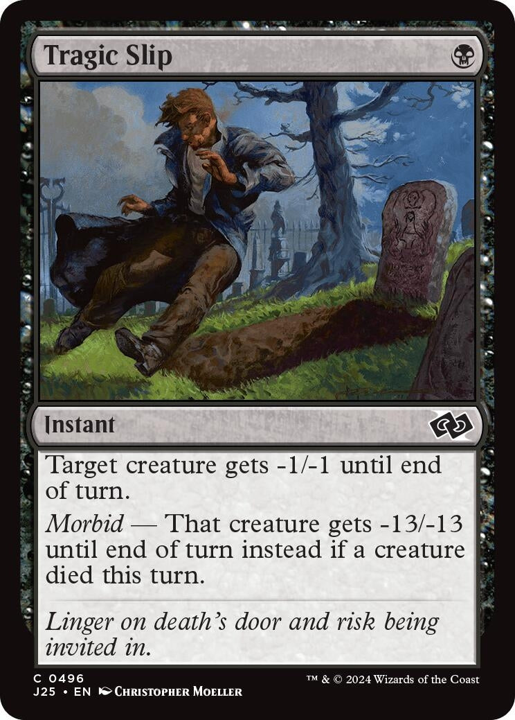 Image for Tragic Slip (496) - Magic: The Gathering