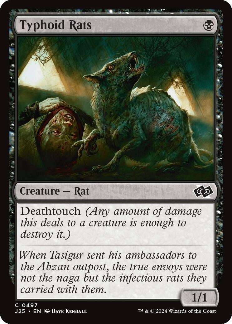 Image for Typhoid Rats (497) - Magic: The Gathering