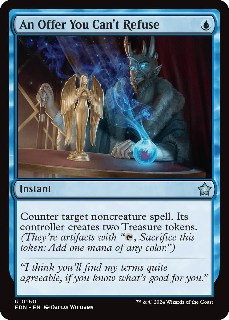 Image for An Offer You Can't Refuse (160) (FDN) - Magic: The Gathering