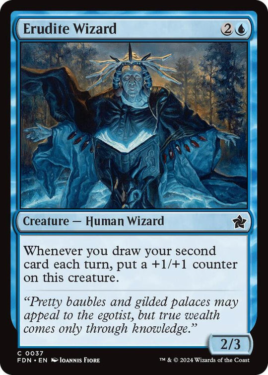 Image for Erudite Wizard (37) - Magic: The Gathering