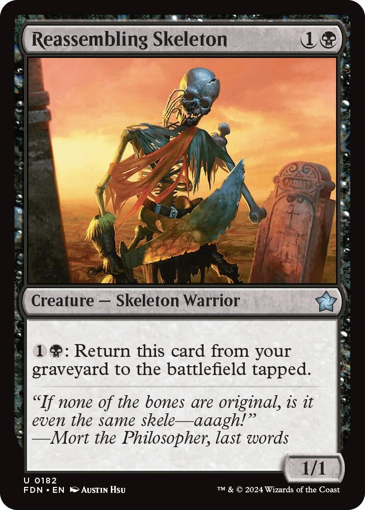 Image for Reassembling Skeleton (182) - Magic: The Gathering