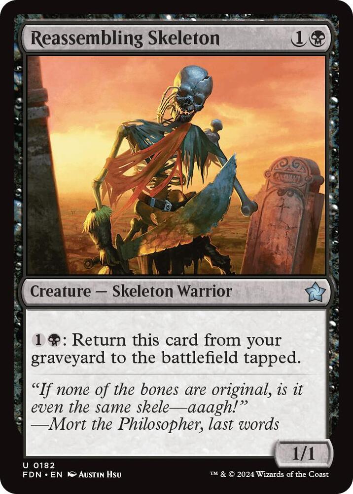 Image for Reassembling Skeleton (182) - Magic: The Gathering