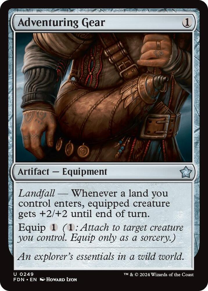 Image for Adventuring Gear (249) (FDN) - Magic: The Gathering