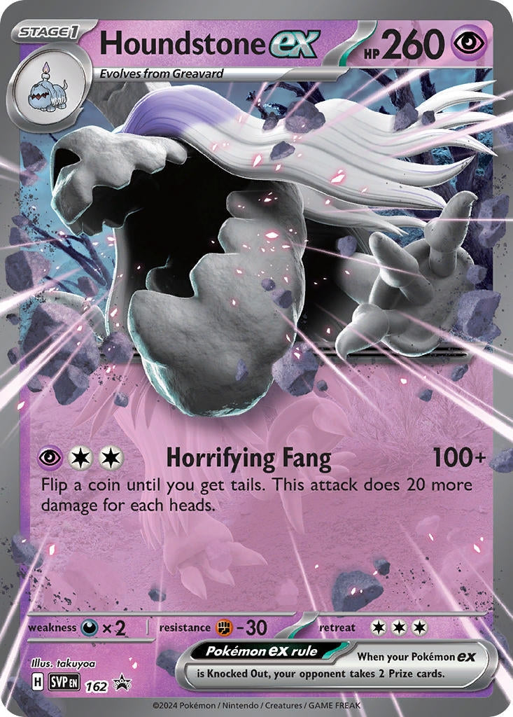 Image for Houndstone ex (162) (SVP) - Pokemon