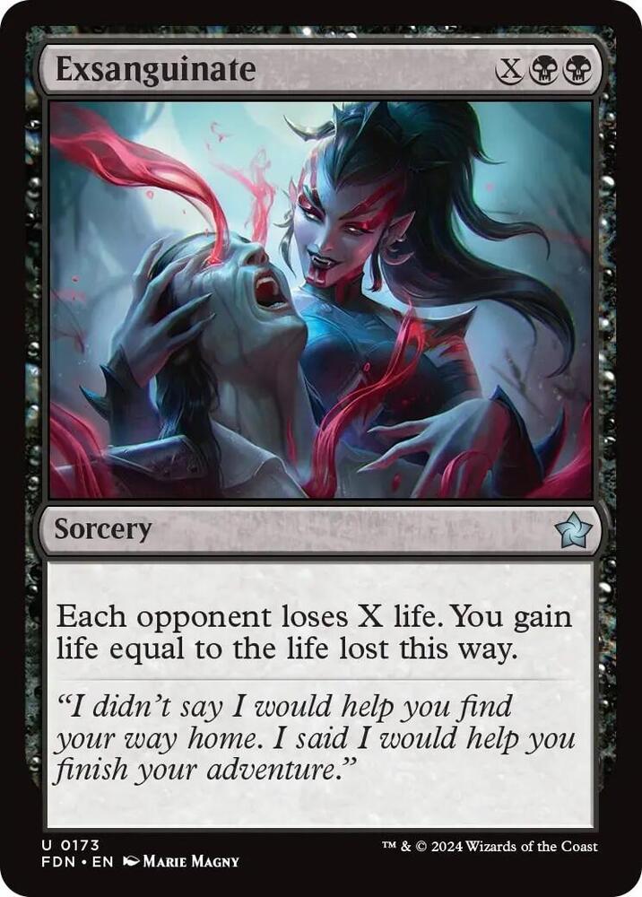 Image for Exsanguinate (173) - Magic: The Gathering