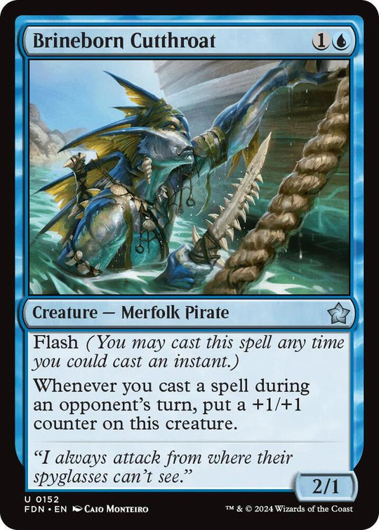 Image for Brineborn Cutthroat (152) - Magic: The Gathering