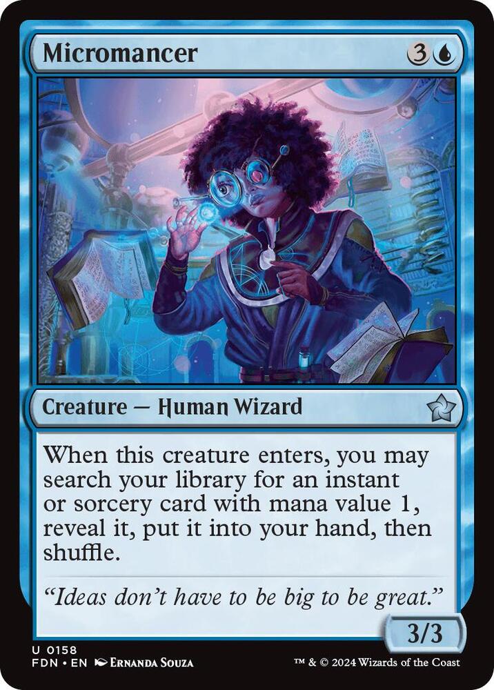 Image for Micromancer (158) - Magic: The Gathering