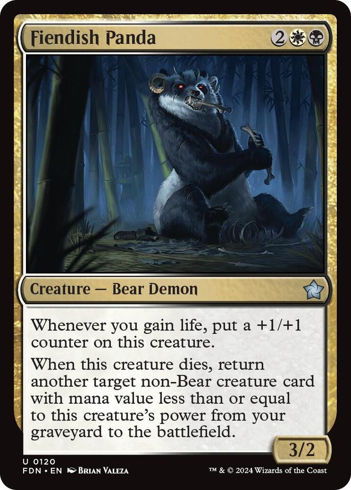 Image for Fiendish Panda (120) - Magic: The Gathering