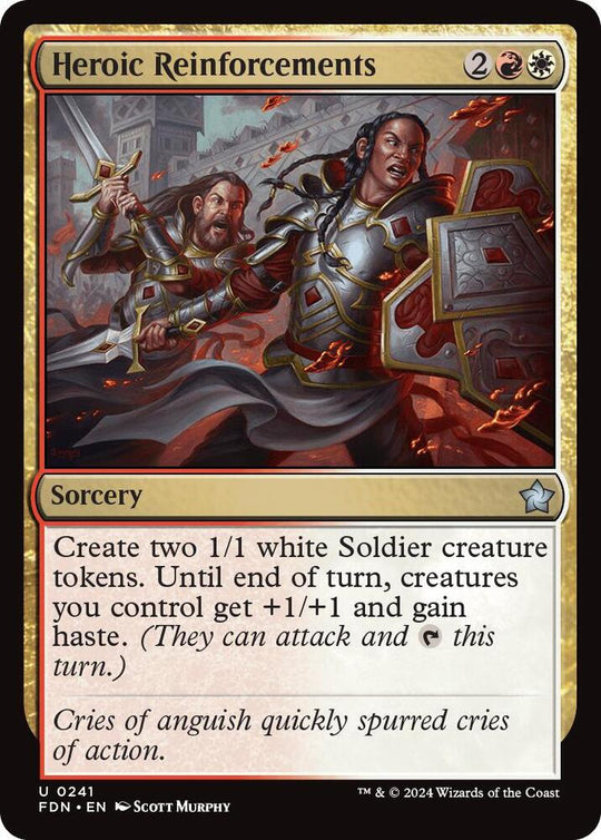 Image for Heroic Reinforcements (241) - Magic: The Gathering