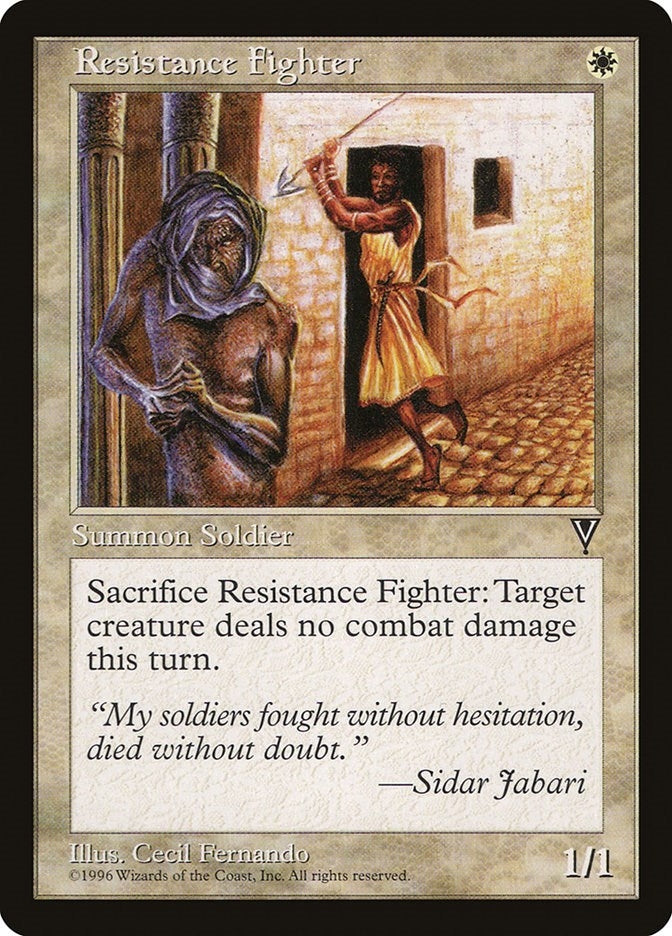Image for Resistance Fighter - Magic: The Gathering