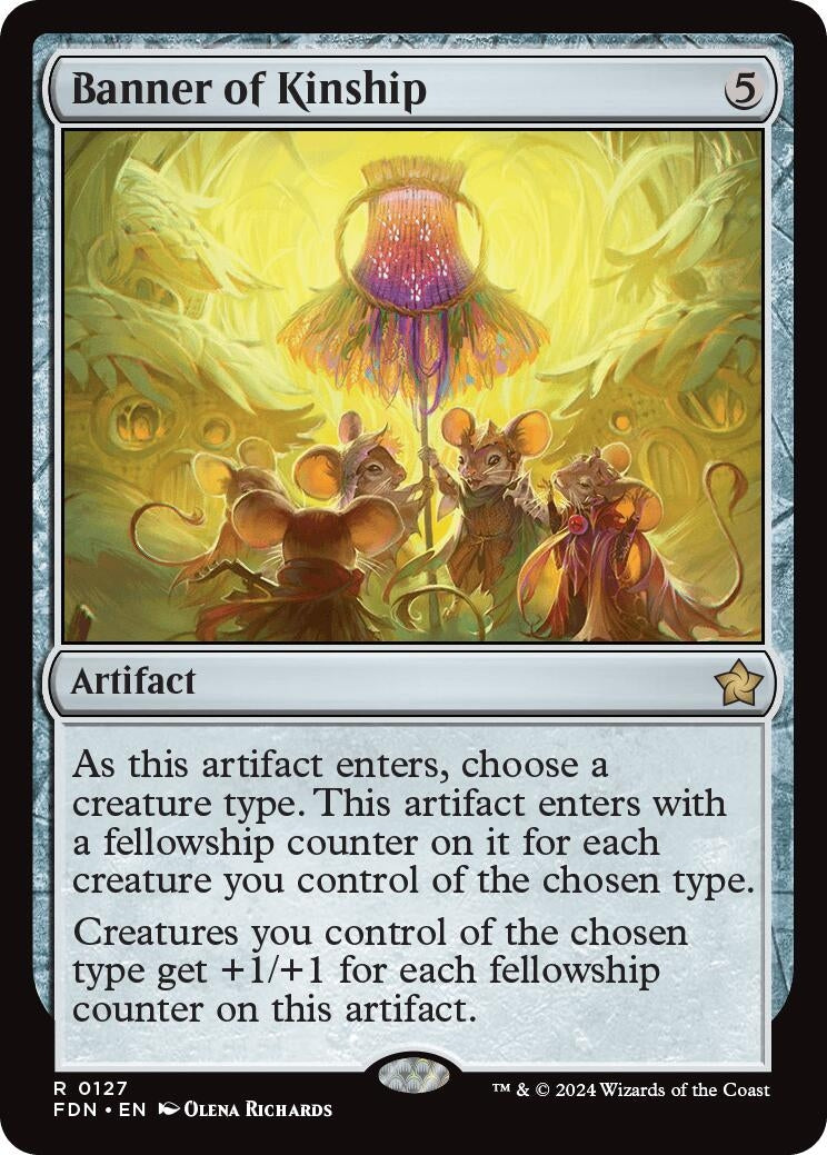 Image for Banner of Kinship (127) - Magic: The Gathering