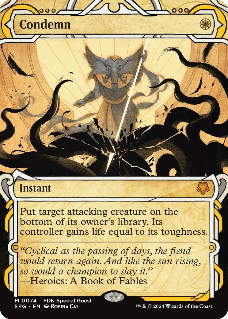 Image for Condemn (Showcase) (74) - Magic: The Gathering