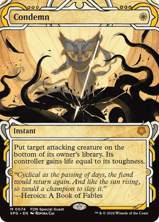 Image for Condemn (Showcase) (74) (SPG) - Magic: The Gathering