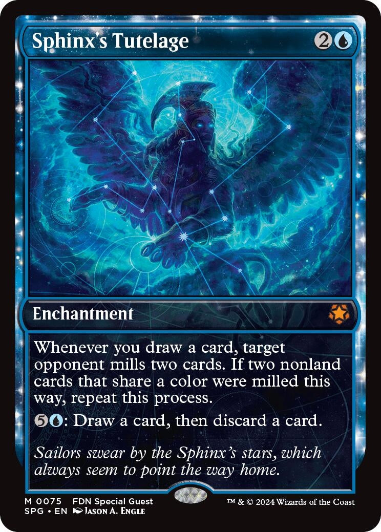 Image for Sphinx's Tutelage (Showcase) (75) - Magic: The Gathering